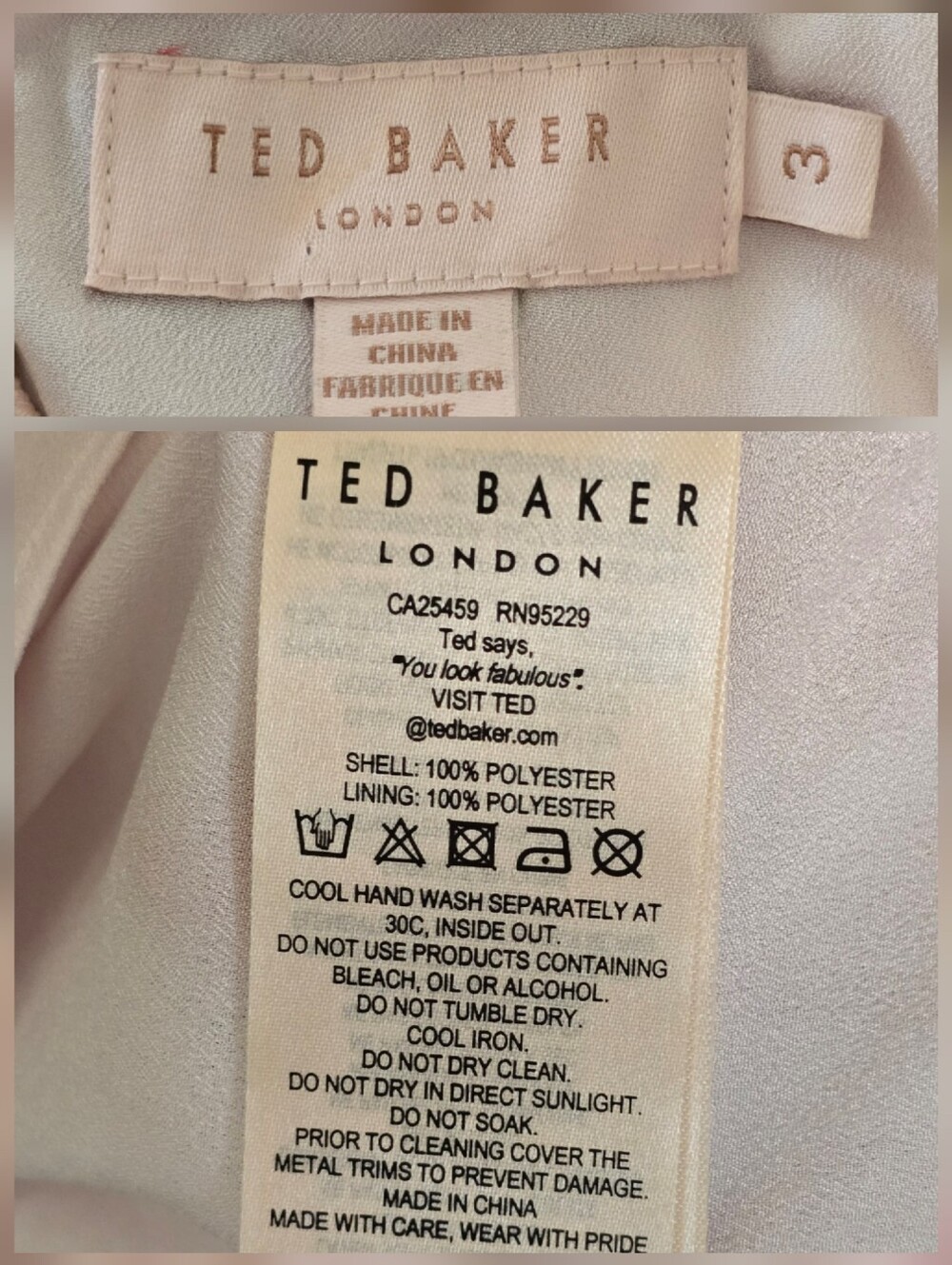 Ted Baker London Dixie Cabana Pleated Halter Maxi Dress Pink Floral Size 3 (S) - Picture 10 of 10